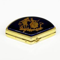 Шкатулка мини (таблетница) в форме веера. Китай, конец XX – начало XXI вв.