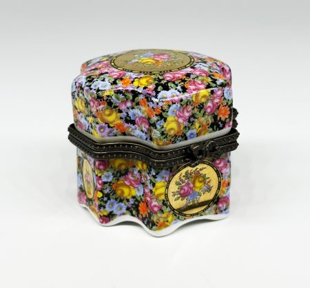 IMG_0270 Шкатулка мини (таблетница) Limoges. Франция, Лимож, конец XX в.