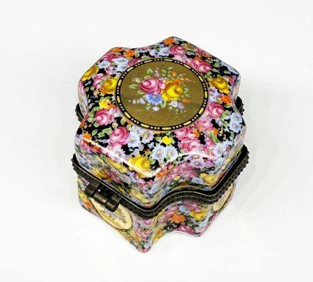 IMG_0273 Шкатулка мини (таблетница) Limoges. Франция, Лимож, конец XX в.