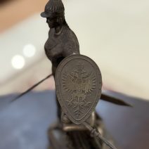 "Россия" - аллегорическое бронзовое изображение. РФ, Каслинское чугунное литье