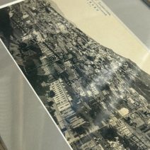 Панорама из 6 черно-белых открыток "Общий вид г. Владивосток". С высоты птичьего полета. Изд. Япония до 1920 г.