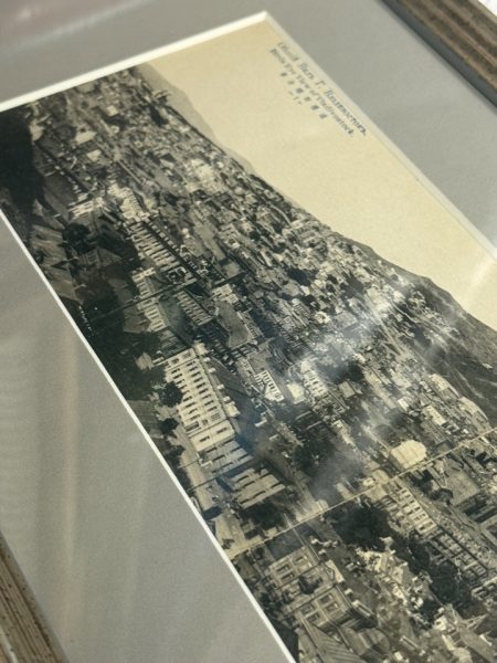 ин 1620 (6) Панорама из 6 оригинальных открыток "Общий вид г. Владивосток". С высоты птичьего полета. Изд. Япония до 1920 г.