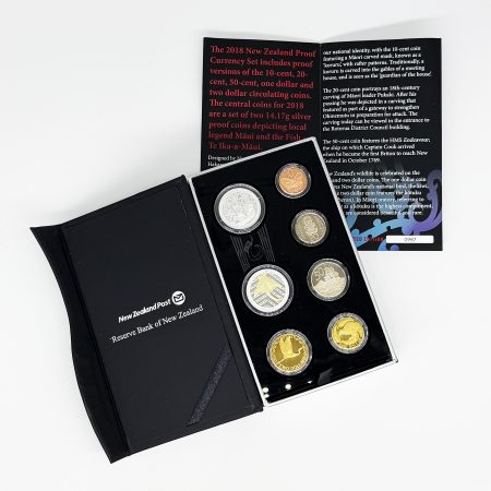 м 0938 (4) Набор 7 монет "Мауи и Рыба / Maui and Fish". Новая Зеландия, 2018 г.