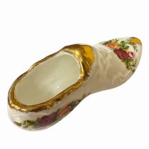 Миниатюра "Паровоз Cottage Rose". Костяной фарфор. Англия, Royal Albert, после 1962 г.