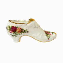 Миниатюра "Паровоз Cottage Rose". Костяной фарфор. Англия, Royal Albert, после 1962 г.