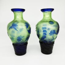 Ваза для цветов Рыбы и лотосы. Китай, 1930-1950 гг.