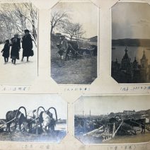 Японский альбом с черно-белыми фотографиями Владивостока. Период интервенции, Япония 1918 гг.