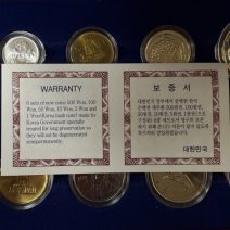 Набор 6 монет и жетонов Южной Кореи