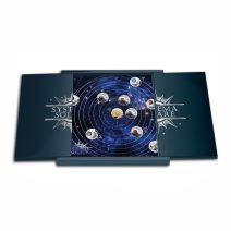 Беларусь. Набор 9 монет 10 руб. 2012 г. Солнечная система / Systema Solare. Монетный двор Польша, 2012 г.