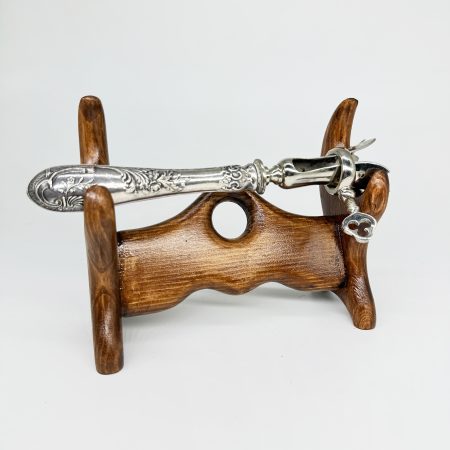 с 1491 (1) Манш-а-жиго с цветочным узором. Сталь, серебро 800 пр. Европа (экспорт во Францию) 1850-1950 гг.