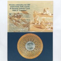 Италия 5000 лир 1997 г. "300 лет со дня рождения Джованни Антонио Каналетто". Буклет