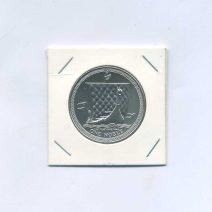 Остров Мэн 1 нобель 1984 год. Баркас (Корабль, парусник). Великобритания, Тэдворс, знак PM. 