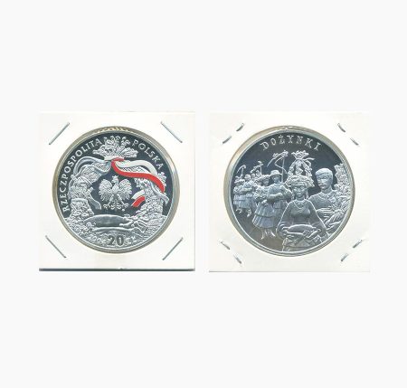 Польша 20 злотых 2004 г. Ритуалы Польши - Праздник урожая. Монетный двор Польша, Варшава (Знак MW)
