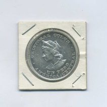 Сальвадор 1 песо 1893 г. Христофор Колумб (испанский мореплаватель). Монетный двор Сальвадор. Серебро 900 пр.