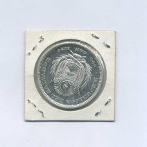 Сальвадор 1 песо 1893 г. Христофор Колумб (испанский мореплаватель). Монетный двор Сальвадор. Серебро 900 пр.