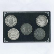 Набор 5 сувенирных монет "Монеты Гавайев". США Гавайи