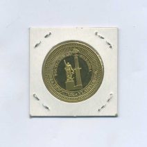 Сувенирная медаль (жетон). Владивосток, Ростральная колонна. РФ 2000-е гг. Приморский край / Амурский тигр