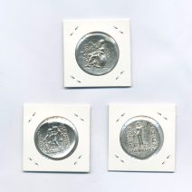 Реплика античных серебряных монет Тетрадрахма, 100-600 гг. до н.э. Антика