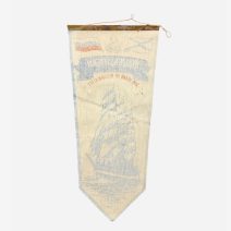 Вымпел Kruzenshtern. 300 yeas of Russian fleet (300 лет Российскому флоту). Калининград. РФ 1996 г.