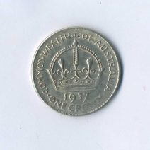 Имитация монеты Австралия 1 крона 1937-1938 гг. Король Георг VI. 