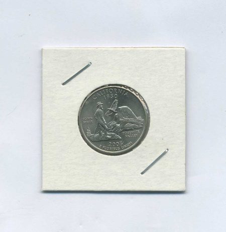 США 1/4 доллара (25 центов) 2005 г. "P" Калифорния. Монетный двор США, Филадельфия (Знак P)