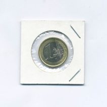 Италия 1 евро 2007 г. Витрувианский человек (Homo vitruviano) - Леонардо да Винчи. Монетный двор Рим