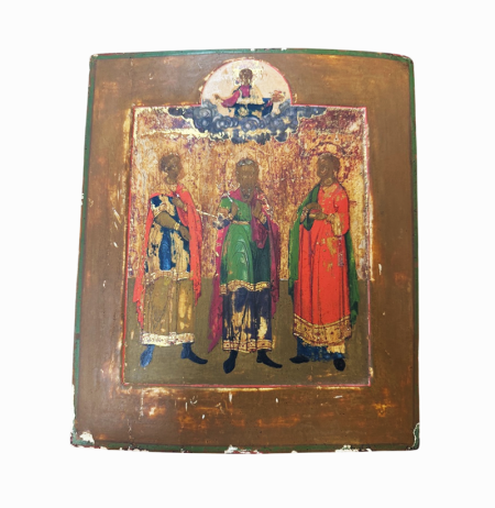 Св. мученики Самон, Гурий, Авив. Ковчег. Российская Империя до 1917 г.