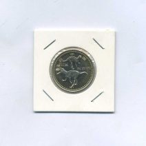 Япония 500 йен 2010 (22) год. 47 префектур Японии - Фукуи. Динозавры Фукуираптор и Фукуисаурус. Правитель Акихито (Хэйсэй)