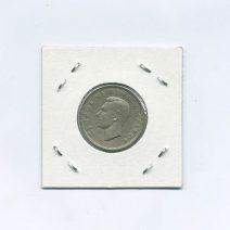 Новая Зеландия 1 шиллинг 1947 г. Король Георг VI (1937-1952). Монетный двор Великобритания, Лондон