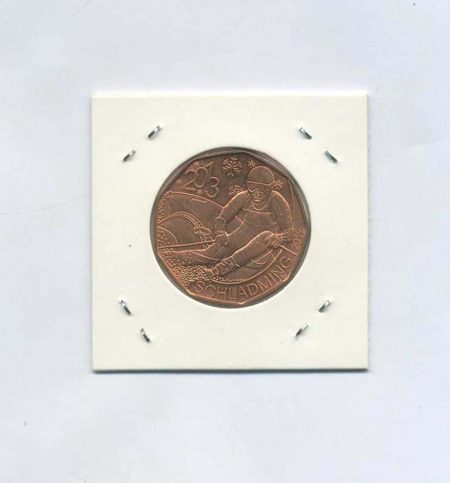 Австрия 5 евро 2012 г. Чемпионат мира по горнолыжному спорту 2013, Шладминг. Монетный двор Вена, Австрия