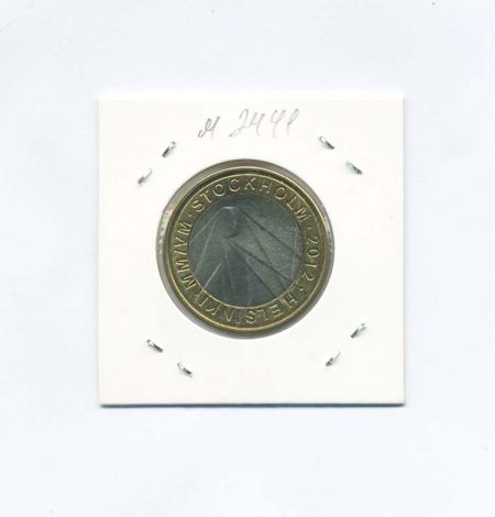 Финляндия 5 евро 2012 г. Чемпионат мира по хоккею с шайбой 2012. Монетный двор Финляндия