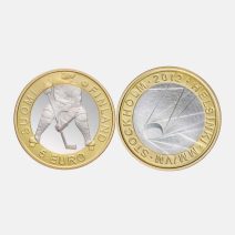 Финляндия 5 евро 2012 г. Чемпионат мира по хоккею с шайбой 2012. Монетный двор Финляндия