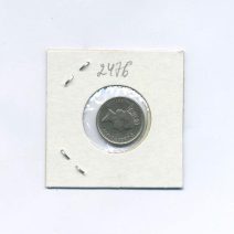 Великобритания 5 пенсов 1990 год. Чертополох. Королева Великобритании и Северной Ирландии Елизавета II