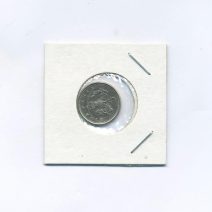 Великобритания 5 пенсов 1990 год. Чертополох. Королева Великобритании и Северной Ирландии Елизавета II