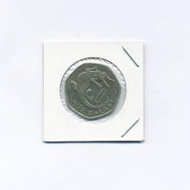 Республика Гамбия 1 даласи 1998 г. Африканский узкорылый крокодил. Монетный двор Великобритания, Ллантризант