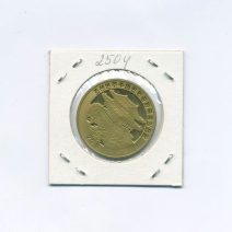 Корейская Народно-Демократическая Республика 20 вон 2009 г. Год тигра. Китайский гороскоп. Монетный двор Северная Корея