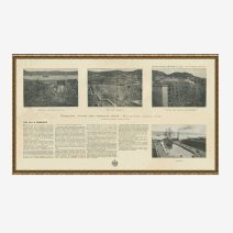 Репродукция "Постройка Сухого Дока". Владивосток. Начало ХХ в. Фотоиллюстрации из журнала "Всемирная иллюстрация" 1896 г. № 1413  