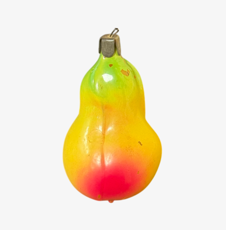 Игрушка елочная Груша. СССР 1970-1980 гг.