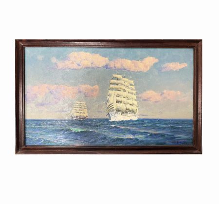 Бегут корабли. 1995 г. Клянин Н.М. (1928-2015)