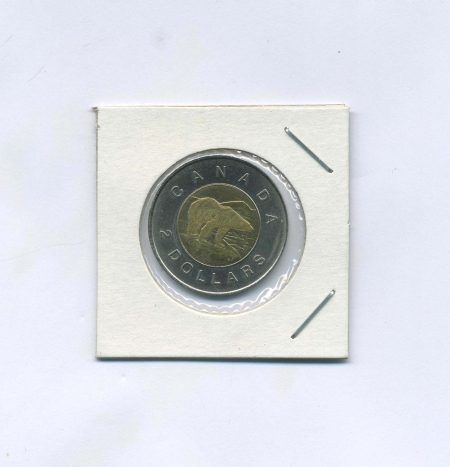 Канада 2 доллара 1996 г. Белый медведь. Монетный двор Канада, Оттава