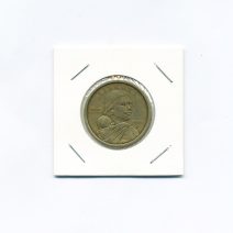 США 1 доллар 2000 г. Сакагавея (индейская женщина, участник экспедиции Льюиса и Кларка). Монетный двор США