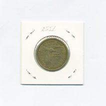 США 1 доллар 2000 г. Сакагавея (индейская женщина, участник экспедиции Льюиса и Кларка). Монетный двор США