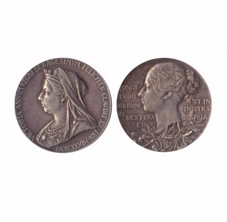 Жетон «В память 60-летия правления Королевы Виктории». Великобритания 1897 г.