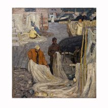 На путине. Кожемякин А.Н. Боганцев В.И. (выпускники Приморского краевого художественного колледжа). СССР 1969-1970 гг.