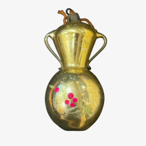 Игрушка елочная Вазочка с двумя ручками. СССР 1950-1970 гг.