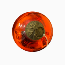 Игрушка елочная Шарик "Kugel" красного цвета. Германская Республика 1920-1930 гг.