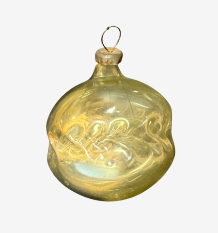 Игрушка елочная Шар серебряный. СССР 1960-1970 гг.