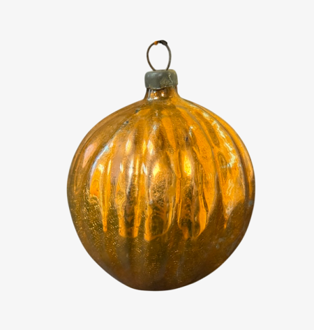 Игрушка елочная Плод (оранжевый). СССР 1970-1980 гг.