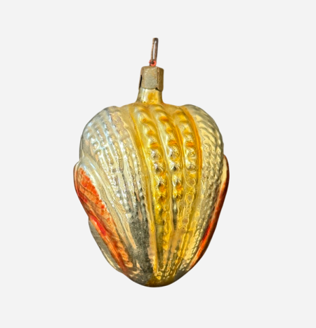 Игрушка елочная Плод ребристый. СССР 1970-1980 гг.