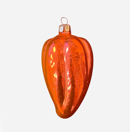 Игрушка елочная Перец розовый. СССР 1970-1980 гг.